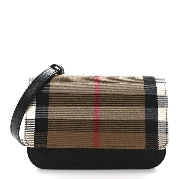 Burberry Grained Calfskin House Check #183338B92B - Picture 1 of 9